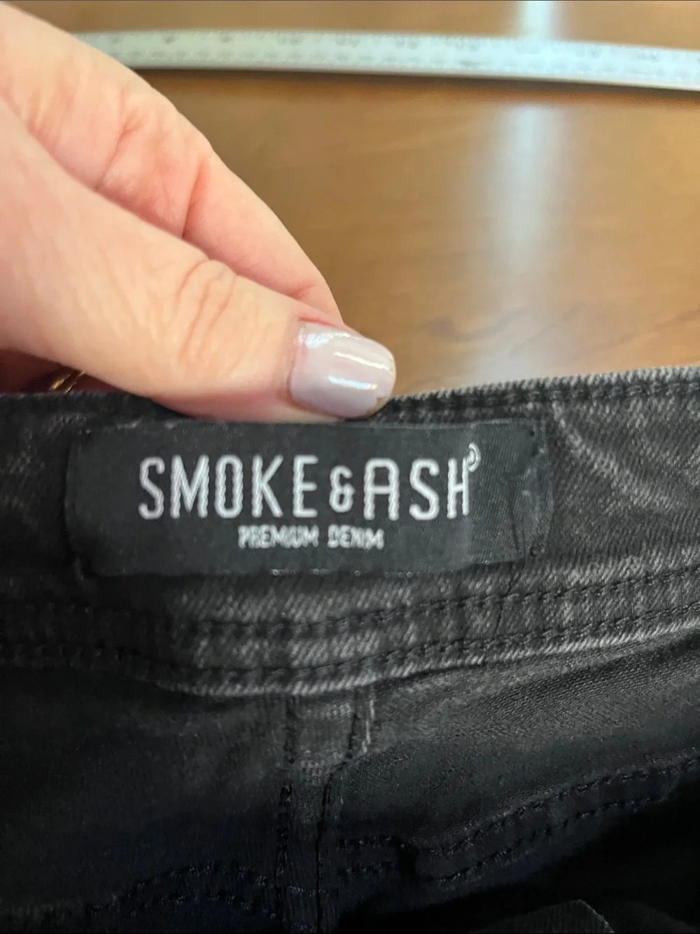 Smoke & Ash Black Jeans 34